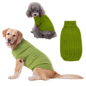Dog Sweater Warm Pet Sweater Dog Sweaters for Small Dogs Medium Dogs Large Dogs Cute Knitted Classic Clothes Coat for Dog Puppy - 3X-Large - FRUIT GRE