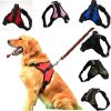 Dog Chest Harness Explosion-Proof Traction Rope For Medium and Large Dog Cat Lash Nylon Material Golden Retriever Pet Supplies - Blue - M for 13-20kg