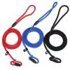 Durable Dog Slip Rope Leash With Strong Slip Lead; Adjustable Pet Slipknot Nylon Leash For Dogs - Blue - S - Diameter 0.6cm