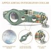 Apple Airtag Integrated Collar - Large - Beige Plaid