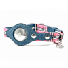 Apple Airtag Integrated Collar - Large - Pink Plaid