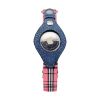 Apple Airtag Integrated Collar - Large - Pink Plaid