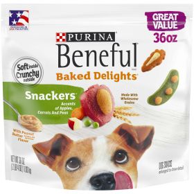 Purina Beneful Baked Delights Training Treats for Dogs, 36 oz Pouch - Purina Beneful