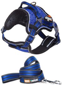 Helios Dog Chest Compression Pet Harness and Leash Combo - Large - (HA6BLLG)