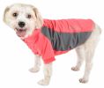 Pet Life Active 'Barko Pawlo' Relax-Stretch Wick-Proof Performance Dog Polo T-Shirt - Red - Large