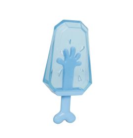 Pet Life Ices Cooling 'Lick And Gnaw' Water Fillable And Freezable Rubberized Dog Chew And Teether Toy - Blue