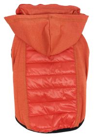 Pet Life 'Apex' Lightweight Hybrid 4-Season Stretch and Quick-Dry Dog Coat w/ Pop out Hood - Red - X-Large