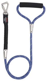 Pet Life 'Flexo-Tour' Shock Aborbing and 3M Reflective Dog Leash - Blue