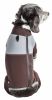 Dog Helios 'Tail Runner' Lightweight 4-Way-Stretch Breathable Full Bodied Performance Dog Track Suit - Brown - X-Small