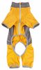 Pet Life Active 'Warm-Pup' Heathered Performance 4-Way Stretch Two-Toned Full Body Warm Up - Orange - Large