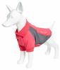 Pet Life Active 'Barko Pawlo' Relax-Stretch Wick-Proof Performance Dog Polo T-Shirt - Red - X-Large