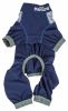 Dog Helios 'Tail Runner' Lightweight 4-Way-Stretch Breathable Full Bodied Performance Dog Track Suit - Blue - X-Large