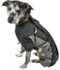 Helios Blizzard Full-Bodied Adjustable and 3M Reflective Dog Jacket - Medium