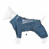 Dog Helios 'Hurricanine' Waterproof And Reflective Full Body Dog Coat Jacket W/ Heat Reflective Technology - Blue - Large