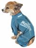 Dog Helios 'Hurricanine' Waterproof And Reflective Full Body Dog Coat Jacket W/ Heat Reflective Technology - Blue - Small