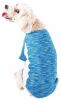 Pet Life Active 'Warf Speed' Heathered Ultra-Stretch Sporty Performance Dog T-Shirt - Blue - Small