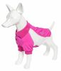 Pet Life Active 'Barko Pawlo' Relax-Stretch Wick-Proof Performance Dog Polo T-Shirt - Pink - Small