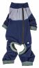 Dog Helios 'Tail Runner' Lightweight 4-Way-Stretch Breathable Full Bodied Performance Dog Track Suit - Blue - Medium