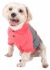 Pet Life Active 'Barko Pawlo' Relax-Stretch Wick-Proof Performance Dog Polo T-Shirt - Red - Small