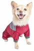 Dog Helios 'Tail Runner' Lightweight 4-Way-Stretch Breathable Full Bodied Performance Dog Track Suit - Red - Small