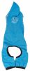 Pet Life Active 'Pawsterity' Heathered Performance 4-Way Stretch Two-Toned Full Bodied Hoodie - Blue - Medium