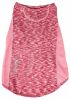 Pet Life Active 'Warf Speed' Heathered Ultra-Stretch Sporty Performance Dog T-Shirt - Pink - X-Large