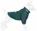 Dog Helios 'Eboneflow' Mediumweight 4-Way-Stretch Flexible And Breathable Performance Dog Yoga T-Shirt - Green - X-Small