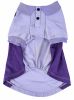 Pet Life Active 'Barko Pawlo' Relax-Stretch Wick-Proof Performance Dog Polo T-Shirt - Purple - Medium