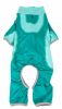 Pet Life Active 'Warm-Pup' Heathered Performance 4-Way Stretch Two-Toned Full Body Warm Up - Green - Small