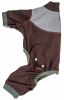 Dog Helios 'Tail Runner' Lightweight 4-Way-Stretch Breathable Full Bodied Performance Dog Track Suit - Brown - Large