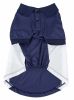 Pet Life Active 'Barko Pawlo' Relax-Stretch Wick-Proof Performance Dog Polo T-Shirt - Navy - Medium