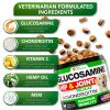 Glucosamine for Dogs Hip and Joint Supplement for Dogs Chondroitin for Dogs Dog Joint Pain Relief Treats with MSM Hemp 120 Mobility Chews - Vet Promis