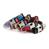 Dog Print Adjustable Collar; suitable For Large & Small Dogs - Dark Purple - L