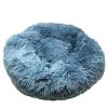 Pet Life 'Nestler' High-Grade Plush and Soft Rounded Dog Bed - Blue - Medium