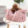 Pet Life 'Bubble Vogue' Ultra-Plush Fashion Designer Pet Carrier - Pink