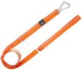 Pet Life 'Advent' Outdoor Series 3M Reflective 2-in-1 Durable Martingale Training Dog Leash and Collar - Orange - Medium