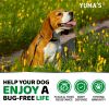 Flea and Tick Prevention for Dogs Chewables 170 Treats Natural Dog Flea and Tick Treatment All Breeds & Ages Made in USA - Yuma'S