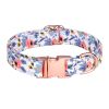 Sunflower pet collar cotton breathable dog collar pet supplies wholesale - flowers - S width 1.5 adjustment 26-42cm