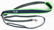 Pet Life 'Free-Fetcher' Hands Free Over-The-Shoulder Shock Absorbent Dog Leash - Navy - Large