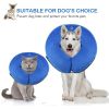 Soft Dog Cone Collar for After Surgery - Inflatable Dog Neck Donut Collar - Elizabethan Collar for Dogs Recovery - CQLQ08 black white dot - L