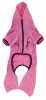 Pet Life Active 'Pawsterity' Heathered Performance 4-Way Stretch Two-Toned Full Bodied Hoodie - Pink - X-Small