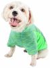 Pet Life Active 'Warf Speed' Heathered Ultra-Stretch Sporty Performance Dog T-Shirt - Green - Large