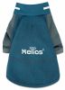 Dog Helios 'Eboneflow' Mediumweight 4-Way-Stretch Flexible And Breathable Performance Dog Yoga T-Shirt - Blue - Medium