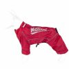 Dog Helios 'Hurricanine' Waterproof And Reflective Full Body Dog Coat Jacket W/ Heat Reflective Technology - Red - Medium