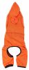 Pet Life Active 'Pawsterity' Heathered Performance 4-Way Stretch Two-Toned Full Bodied Hoodie - Orange - Medium