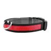 LED Dog Collar USB Rechargeable Adjustable Dog Safety Collar Night Safety Flashing Luminous Light up Collar - Red - M