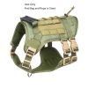 Universal Outdoor Dog Harness With Pet Leash And Snap Shackle Hitched Loop For Dogs - Matcha set with bag - S