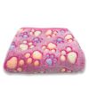 Soft and Fluffy High Quality Pet Blanket Cute Cartoon Pattern Pet Mat Warm and Comfortable Blanket for Cat and Dogs Pet Supplies - Pink - For kittens