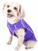 Pet Life Active 'Racerbark' 4-Way Stretch Performance Active Dog Tank Top T-Shirt - Purple - X-Large