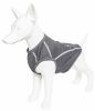 Pet Life Active 'Racerbark' 4-Way Stretch Performance Active Dog Tank Top T-Shirt - Grey - Small